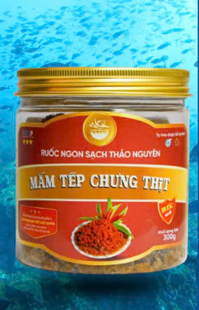 Mắm tép chưng thịt